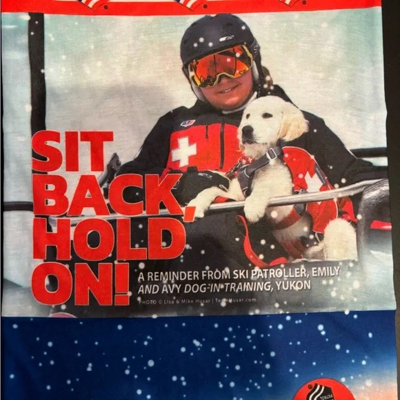 Ski Patrol Graphic Gaiter - Picture 2 of 2